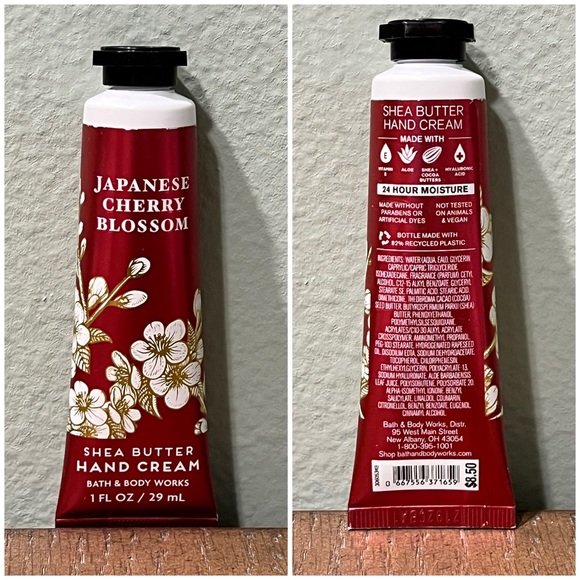 Bath & Body Works Other - 🍒 B&BW Japanese Cherry Blossom 24 Hour Shea Butter Hand Cream 🍒